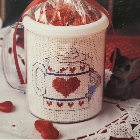 Cross Stitch Project Magazine 1993 Valentine Gifts - Picture 2 of 10